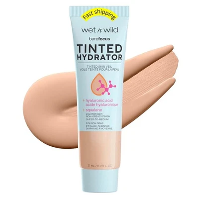 wet n wild Bare Focus Tinted Hydrator Tinted Skin Veil, Lightweight Buildable... - Image 1 of 4