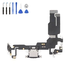 Conector de base de puerto de carga USB para iPhone 15 negro - Imagen 1 de 1