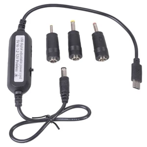 Cavo Alimentazione USBC 5V Step Up Convertitore a 1.2V-12V 5.5x2.1mm con 3 - Foto 1 di 20