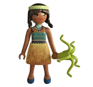 Playmobil Native American Indian Woman w/ plant - C12 - Picture 1 of 4