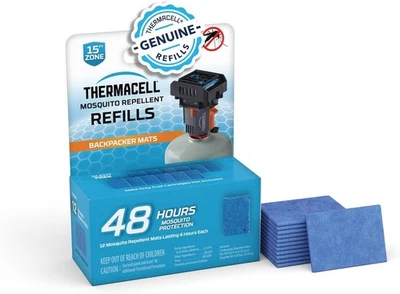Thermacell Mosquito Repellent Refills; Compatible with Thermacell Backpacker; Hi