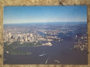 Postcard ~ Aerial View ~ Sydney Harbour ~ UNMAILED - Picture 1 of 2