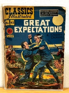 Classics Illustrated GREAT EXPECTATIONS #43 HRN 42 Comic 1st Ed VERY POOR AS IS - Picture 1 of 7