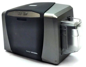 HID Fargo DTC1250e ID Card Printer Thermal Transfer Full Color X001800-1 - Picture 1 of 5