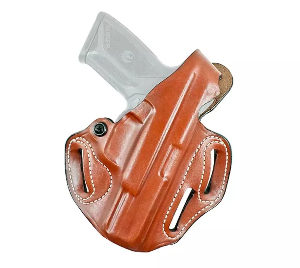 DeSantis Thumb Break Scabbard Glock 29, 30 Right Hand Tan Leather - Image 1 of 1