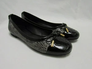 Troy Burch Damen-Ballerinas Eisenkraut Tribal Smoke Roccia/schwarz Größe 5 - Bild 1 von 10
