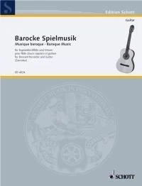 Barocke Spielmusik Book [Softcover] Soprano Recorder and Guitar Schott Music - Image 1 of 3