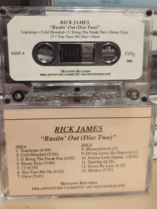 Rick James – Bustin' Out (Disc Two) Cassette Tape Motown Promo 1994 - Picture 1 of 1