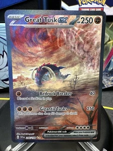Great Tusk ex 246/198 NM Scarlet & Violet SVI Illustration Holo Rare - Picture 1 of 19
