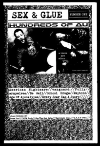 Sex & Glue Fanzine Issue #1 (American Nightmare / Be Well / School Drugs) - Picture 1 of 2