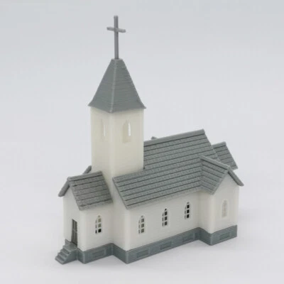 Outland Models Railway Scenery Country Church 1:220 Z Gauge Scale