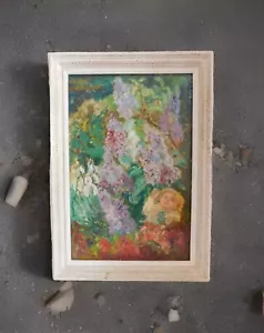 Maxime Boulard De Villeneuve (1884-1971) „Fillette IN der Flieder“ Öl Auf Pan - Bild 1 von 12