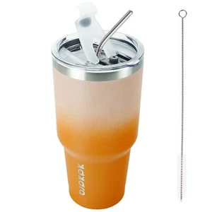 30oz Stainless Steel Vacuum Insulated Tumbler Set Double Wall Travel Mug Coffee  - Picture 1 of 7