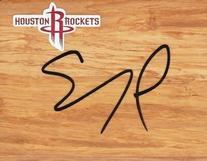 Houston Rockets Sam Cassell Signed Floorboard COA - Picture 1 of 1