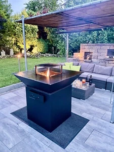 Feuerplattengrill Feuerplatte 10 mm eckig 100 x 100 cm „das etwas andere Design“ - Bild 1 von 10