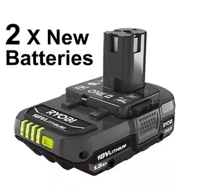 2 x RYOBI 18V ONE+ 18V Battery New OEM *BRAND NEW* - Picture 1 of 5