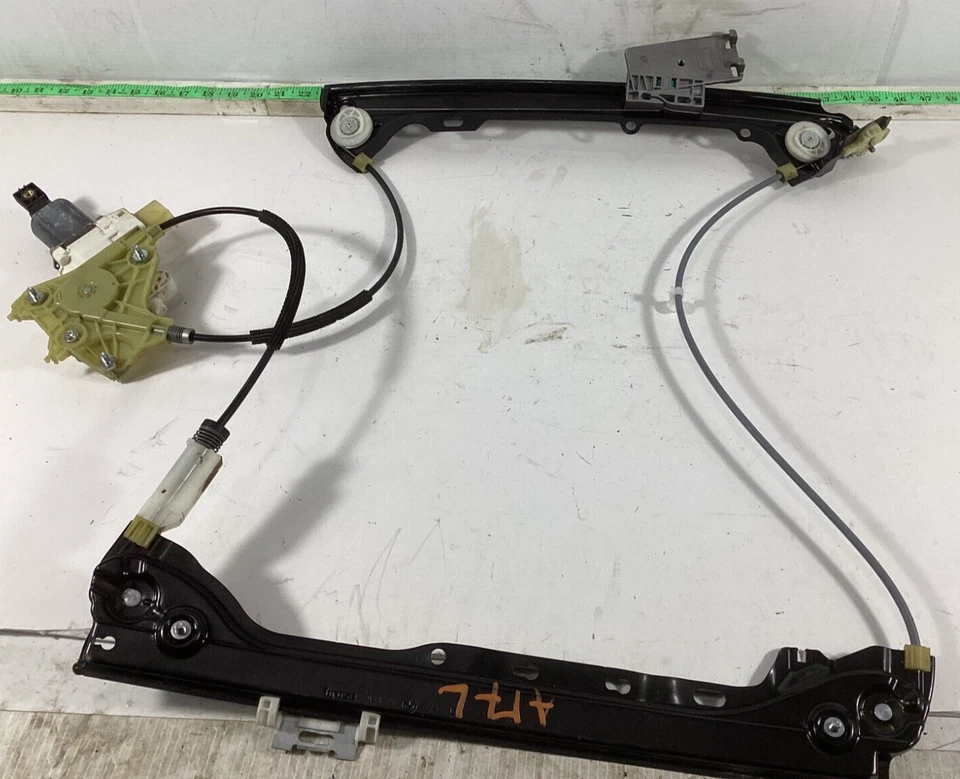 BMW 328i 2007-2013 regulador de ventana de puerta delantera izquierda con motor 7193455 OEM. Foto 1 de 4