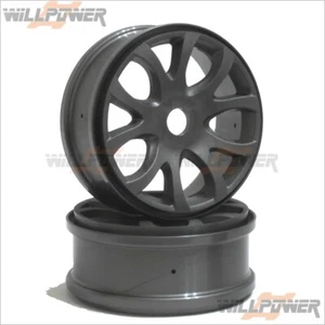 Hyper 9 Parts Y Spoke Wheels 2pcs (Gray) #89074G (RC-WillPower) OFNA HOBAO - Picture 1 of 1