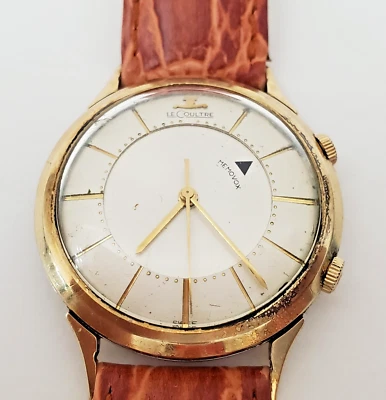 Reloj Pulsera LeCoultre Raro Original Memovox, Alarma Hombre. 10KGF/SS. Foto 1 de 4