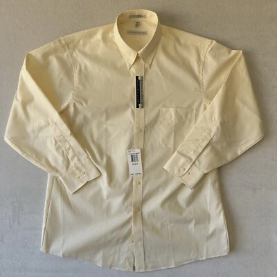 BRAND NEW - Geoffrey Beene - 16.5 - 32/33 - Pinpoint Oxford Long Sleeve - Ivory - Image 1 of 4