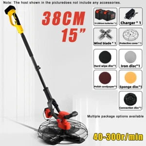 38CM 6-Gear Speed Cement Trowel Concrete 600-900W Electric Sander Floor Calender - Picture 1 of 16