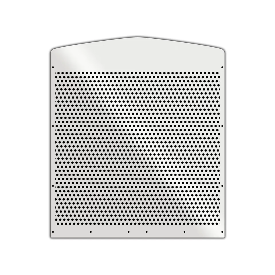 Kenworth W900L corte láser acero inoxidable campana extendida parrilla hexágonos Foto 1 de 1