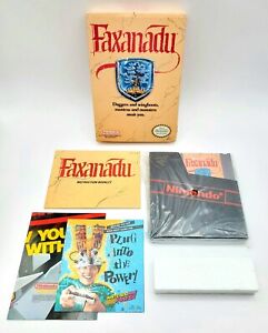 Faxanadu - 1989 Nintendo NES Game - Complete with Manual and Inserts