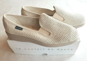 chaussons/chaussures neufs La Vague modèle Dakota beige taille 41 (pa) - Imagen 1 de 5