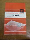 22/01/1966 Sheffield United v Fulham  (token removed, rusty staple). UK ORDERS A