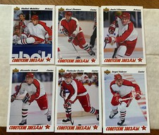 1991-92 Upper Deck UD Russia Soviet Stars Team Set of 6 Hockey Cards