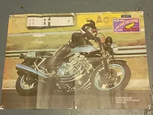 1979 Honda Motorcycle Line Up And CBX NF75 Dealer Brochure Poster Vintage - Picture 1 of 24