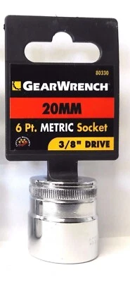 GearWrench 80330 3/8" Drive 20mm 6 Puntos Socket Foto 1 de 2