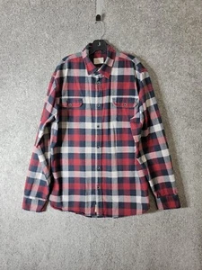 Jachs Flannel Shirt Men XLT Plaid Button Up Heavy Pockets Relaxed Casual - Picture 1 of 16