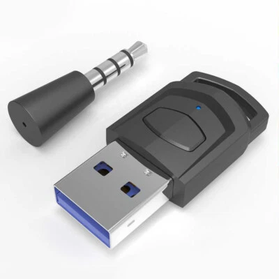  Bluetooth Transmitter Wireless Receiver for PS5 PS4 PC USB Dongle Audio Adapter - Image 1 of 4