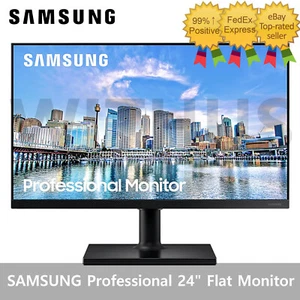 SAMSUNG F24T450FZ Professional 24" Flat Monitor FHD IPS 75Hz FreeSync - Tracking - Picture 1 of 7