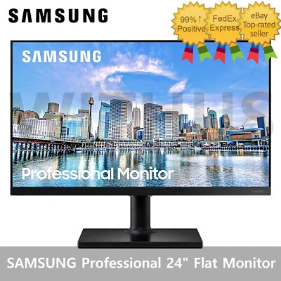 SAMSUNG F24T450FZ Professional 24" Flat Monitor FHD IPS 75Hz FreeSync - Tracking - Image 1 of 4