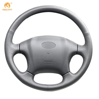 Hágalo usted mismo Cubierta de volante de cuero negro para Hyundai Tucson 2006-2014 #HY16 Foto 1 de 4