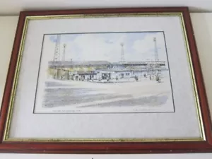 VALE PARK PORT VALE FOOTBALL CLUB ORIGINAL PAINTING BY KEITH ELLAM - Picture 1 of 7