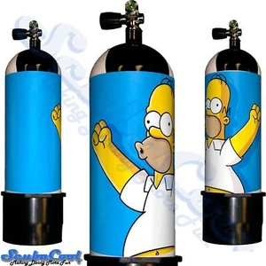 2304 Scubacool Scuba Dive Gas Cylinder Tank Cover NOT neoprene NOT sticker - Picture 1 of 1