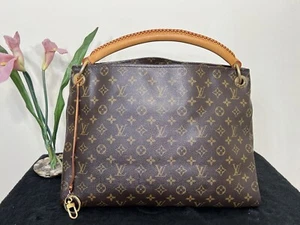 Autentica borsa a tracolla Louis Vuitton Artsy MM in tela con monogramma tote bag - Foto 1 di 18