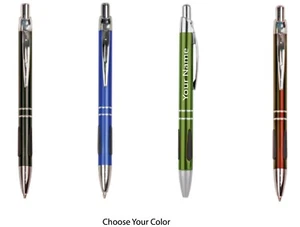 Pluma de agarre grabada ¡Tu elección de 4 colores con funda de terciopelo para bolígrafo y estuche rígido! - Imagen 1 de 6