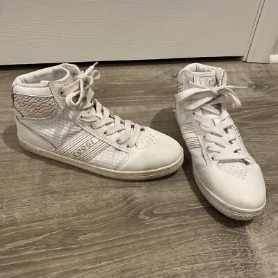 Coogi Australia CMF110 Blanco Logo Etiqueta Zapatos Tenis Hombres Talla 7 EE. UU. Foto 1 de 4