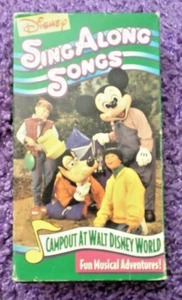 Disney Sing Along Songs VHS  Campout At Walt Disney World HTF FREE SHIPPING - Picture 1 of 1