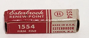 Pennino stilografica Esterbrook Duracrome Renew-Point #1554 - nuovo con scatola - solido fine - Foto 1 di 3