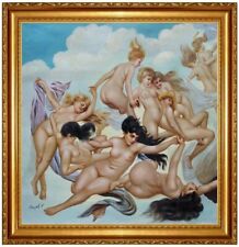 Ölbild Akt, Erotik, Faust Vision Luis Ricardo Falero HANDGEMALT,Gemälde 60x60cm