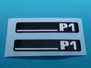 Hercules P1 Trittbrett Aufkleber Herkules Verkleidung Sticker Dekor Schriftzug - Bild 1 von 1
