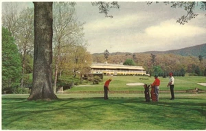 Postcard WV The Greenbrier White Sulpher Springs West Virginia Golf Vintage - Picture 1 of 2