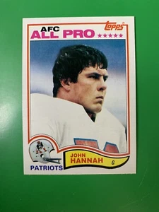 1982 Topps John Hannah AP New England Patriots #150 - Imagen 1 de 2