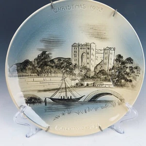 Christmas 1973 Bray Design Ireland Bunratty Castle Plate #887/2000 - Picture 1 of 5
