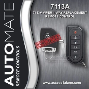 Mando a distancia de 1 vía Automate 7113A EZSDEI7113 DESCONTINUADO mando de repuesto Viper 7153V - Imagen 1 de 3